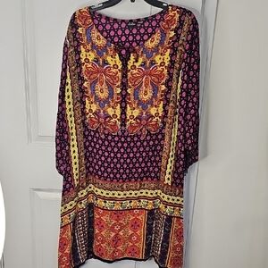 S.R Fashion‎ Elegant Floral Women's Tunic Top